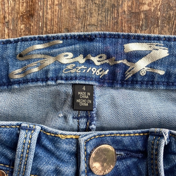 Seven7 Mid Rise Skinny Jeans - Picture 4 of 6